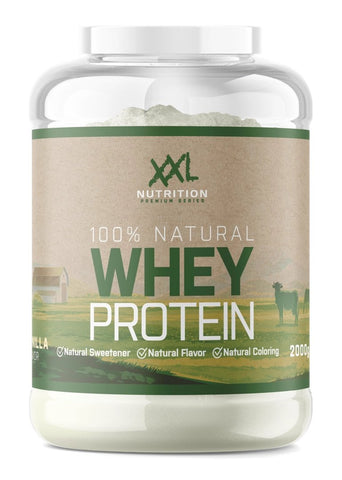 100% Natural Whey Protein - Vanilla - XXL Nutrition Malta