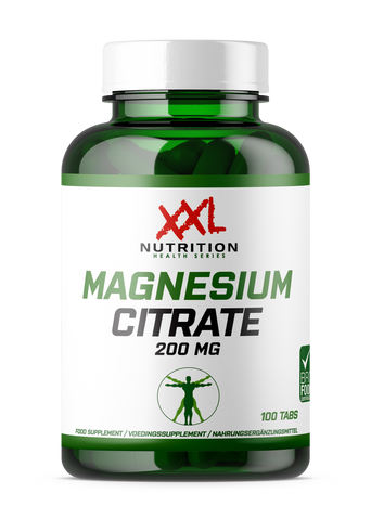 XXL Nutrition's Magnesium Citrate tablets in Malta, designed to support cellular health, enhance sleep, and maintain bone strength.