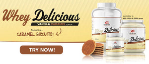 Whey Protein Vanilla Caramel - XXL Nutrition Malta