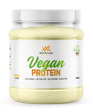 Banana vegan protein blend in Malta, smooth and sweet, great for nutritious breakfasts.