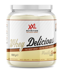 XXL Nutrition 1kg Vanilla Caramel Whey Protein in Malta.