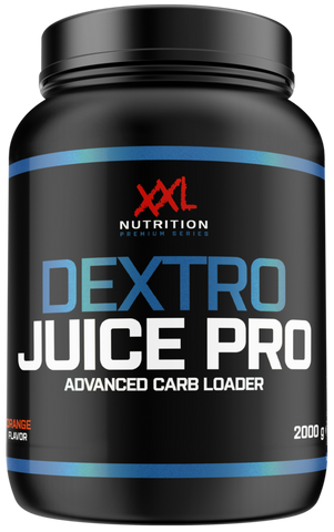 DextroJuice Pro supplement in Orange, Lemon, and Neutral flavors, designed for rapid post-workout recovery.