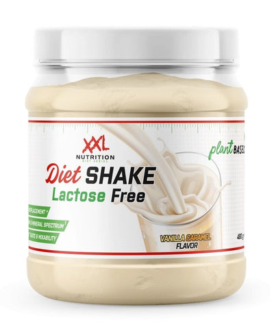 Diet Shake - Lactose Free / Plant Based. - Vanilla Caramel - 450g - XXL Nutrition Malta