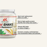 Diet Shake / Meal Replacement - Nutrition Facts - XXL Nutrition Malta
