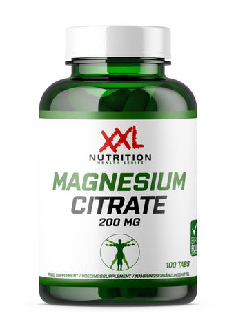 Magnesium Citrate - 100 Tabs - XXL Nutrition Malta