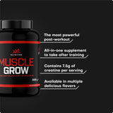 Muscle Grow all-in-one post-workout supplement with 7.5g creatine per serving