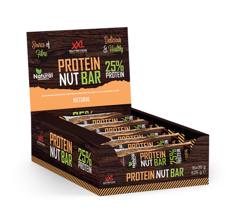 Indulge in the perfect blend of taste and nutrition with XXL Nutrition's Protein Nut Bar in Malta.