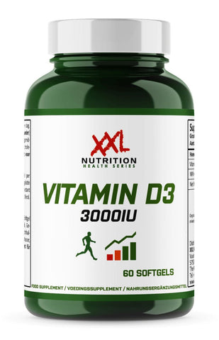 Vitamin D3 - 3000IU - XXL Nutrition Malta